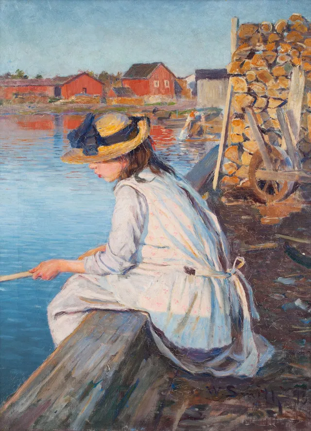 Wilhelm Smith, Metande flicka.