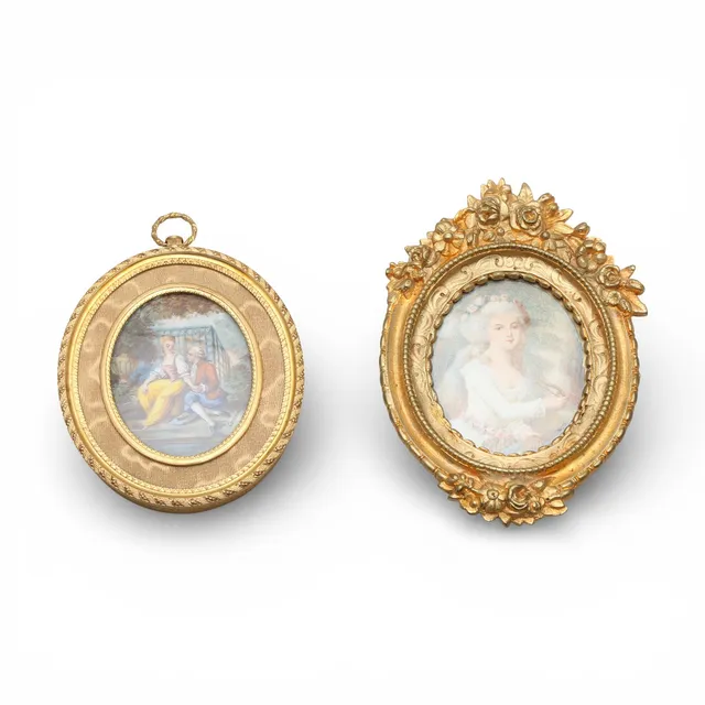 FRENCH SCHOOL, FIRST HALF 20TH CENTURY. 18th Century-like couple and lady.