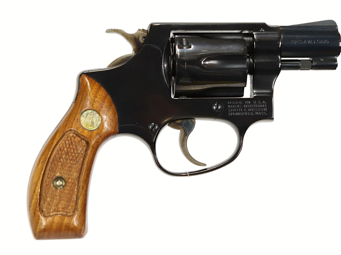 REVOLVER, Double Action, fabrikat Smith & Wesson, modell 30-1, kaliber .32 S&W LONG, tillv.nr H98763, se-nr SE1899344. — Revolvers — Walter Borg