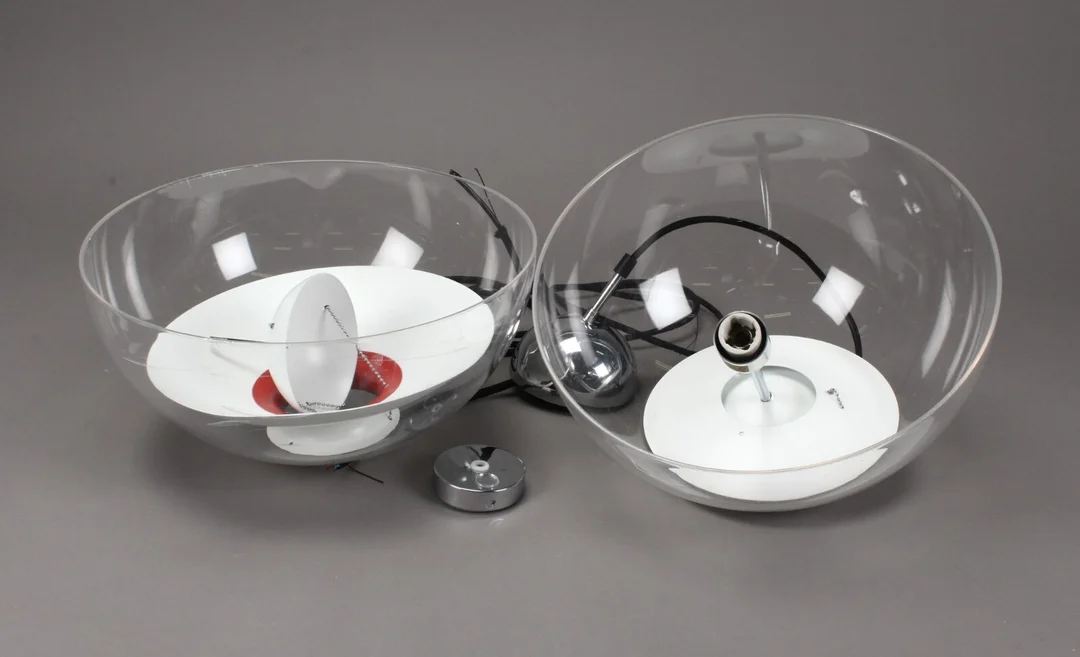 Verner Panton. Pendel / reservedele, 'Globe', Ø 40 cm — Furniture/Cabinets, chests of drawers — Lauritz