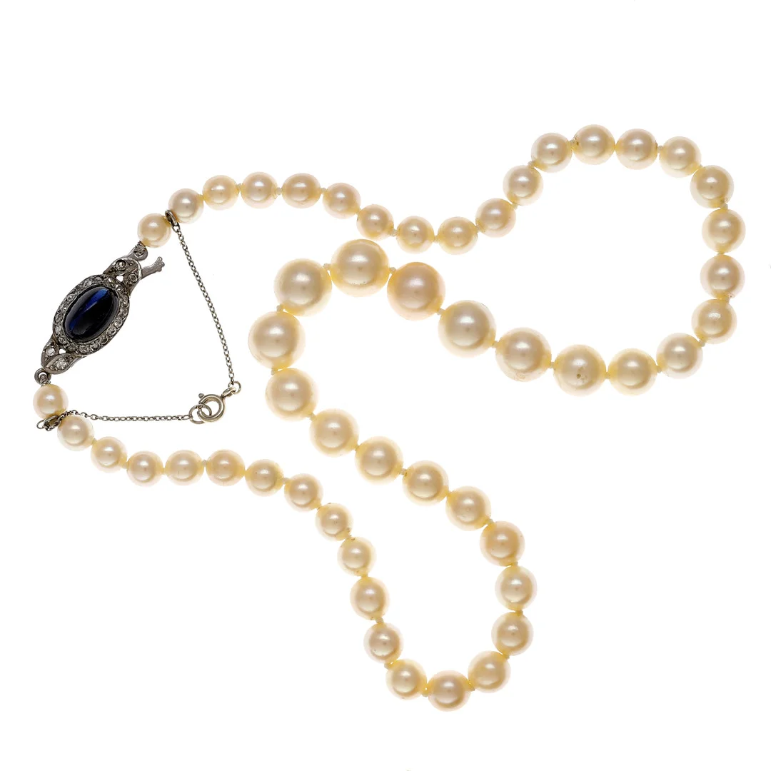 Art Deco pearls necklace, circa 1930. — Necklace — Balclis