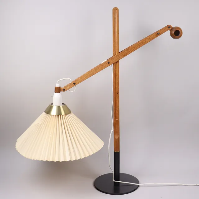 VILHELM WOHLERT. för Le Klint, bordslampa, Danmark, 1950/60-tal.