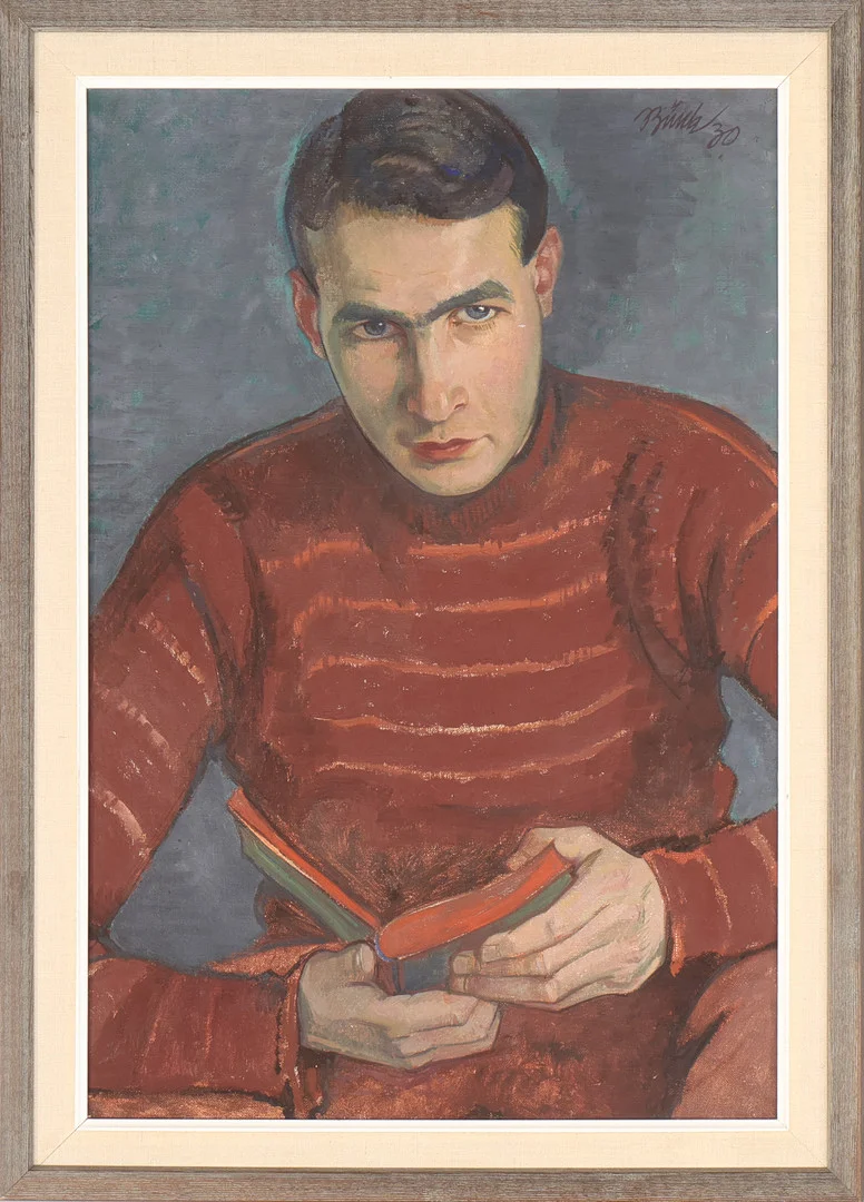OIDENTIFIERAD KONSTNÄR. Olja på duk, signerad samt daterad -30. — Paintings — Södermanlands Auktionsverk
