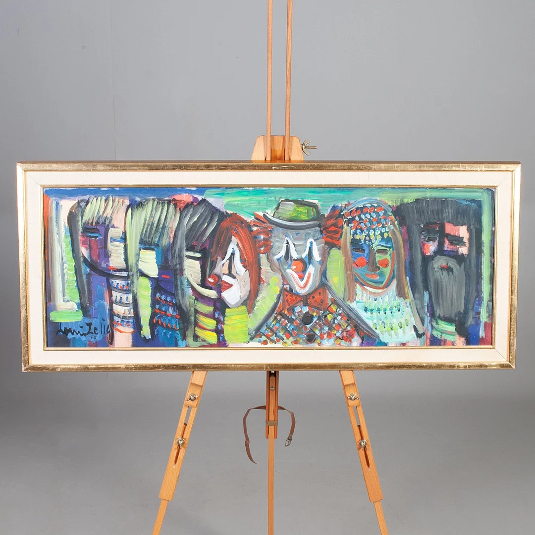 LOUIS ZELIG. Olja på duk. Signerad och daterad -69. — Paintings — Laholms Auktionskammare