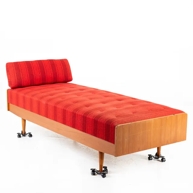 DAGBÄDD, teak, 1950/60-tal.