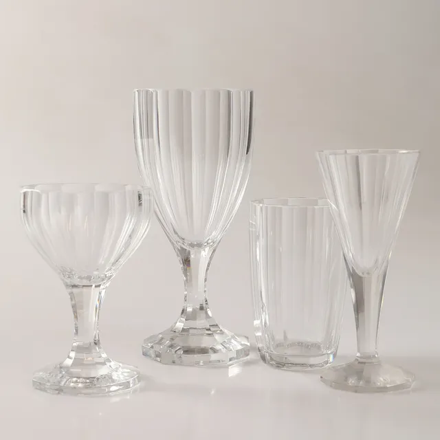 ELIS BERGH. Glasservis, 40 delar, "Lagerberg", Kosta.