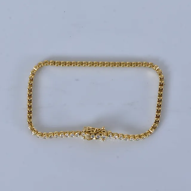 ARMBAND, tennisarmband 1,21ct, 18K.
