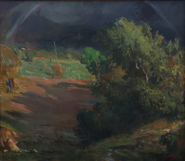ALEXANDRE DE CABANYES. Landscape.