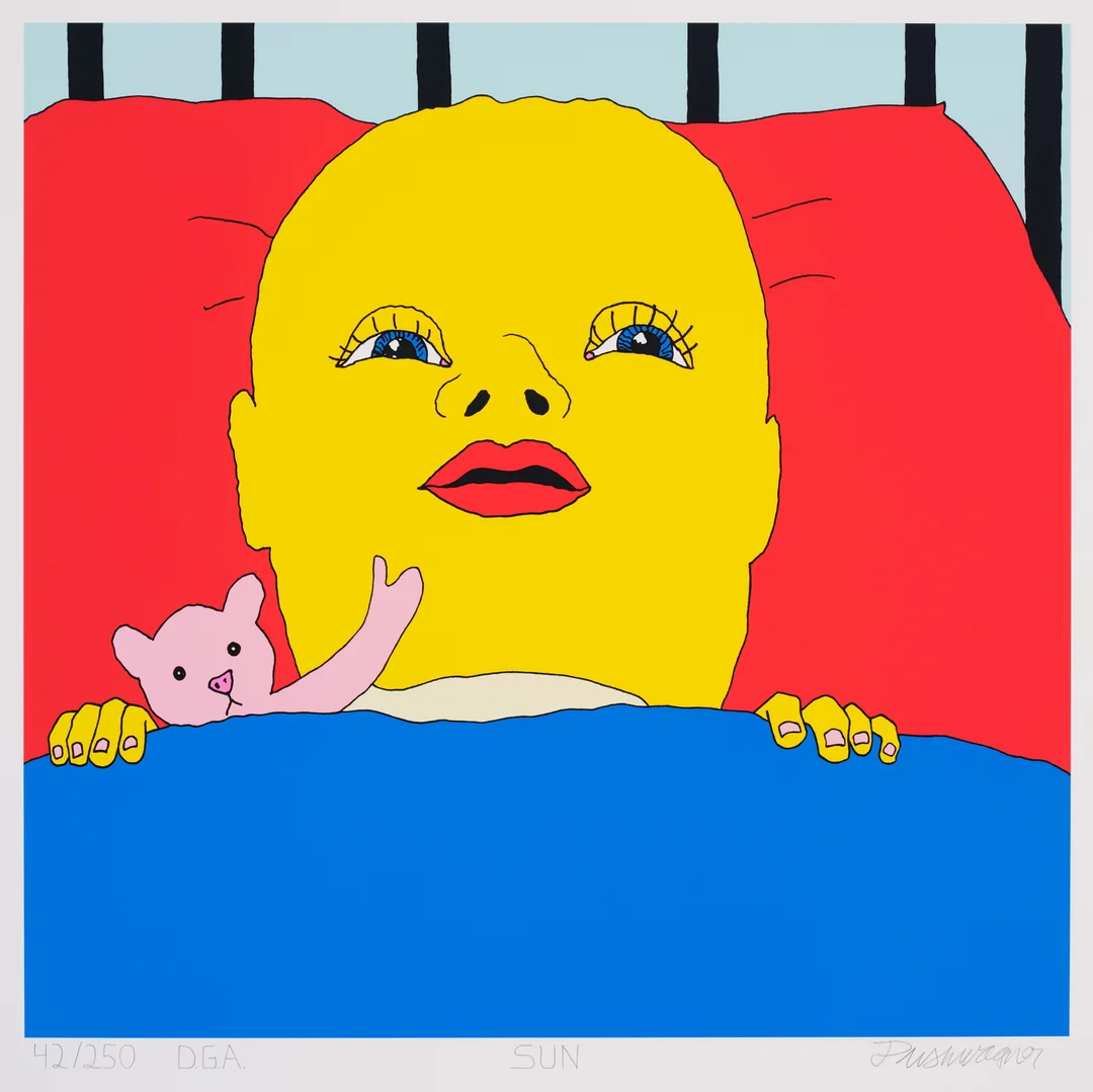 Pushwagner, Hariton — "Sun" 2010 — Kunst/Grafikk — Blomqvist