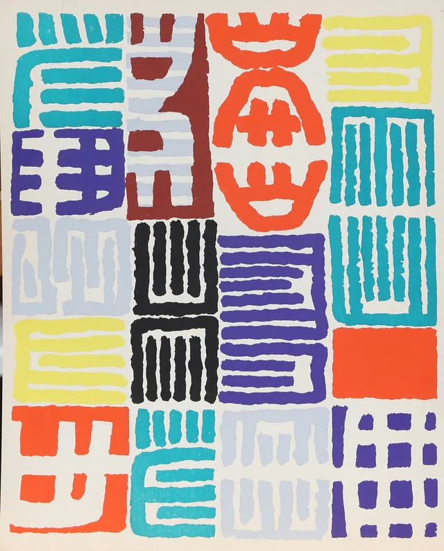 GIUSEPPE CAPOGROSSI. GRAFISKT BLAD, ur xxe siecle 10.