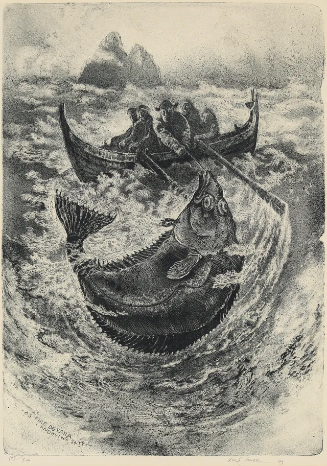 Harr, Karl Erik — "Og fire de kara i andøving satt" 1973