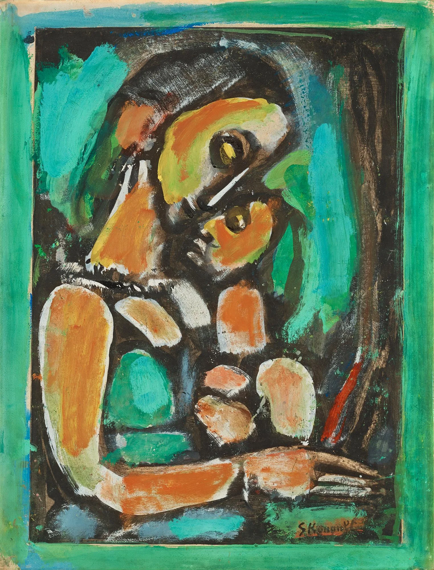 Georges Rouault, "Mater Dolorosa" ("il serait si doux d'aimer"). — Bukowskis