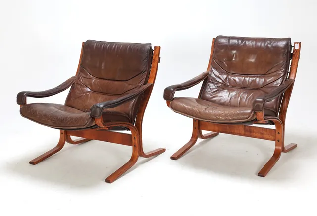 Ingmar Relling (1920-2002) for Westnofa: A pair of 'Siesta' armchairs