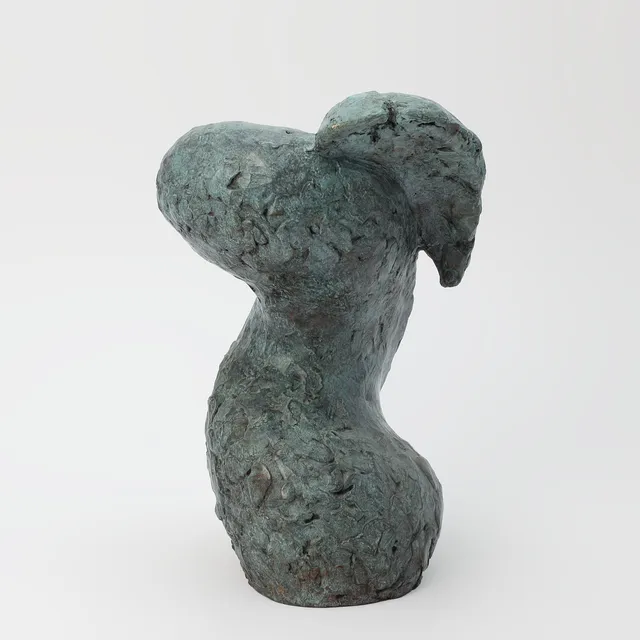 STAFFAN NIHLÉN. Skulptur, patinerad brons, signerad och daterad 98.