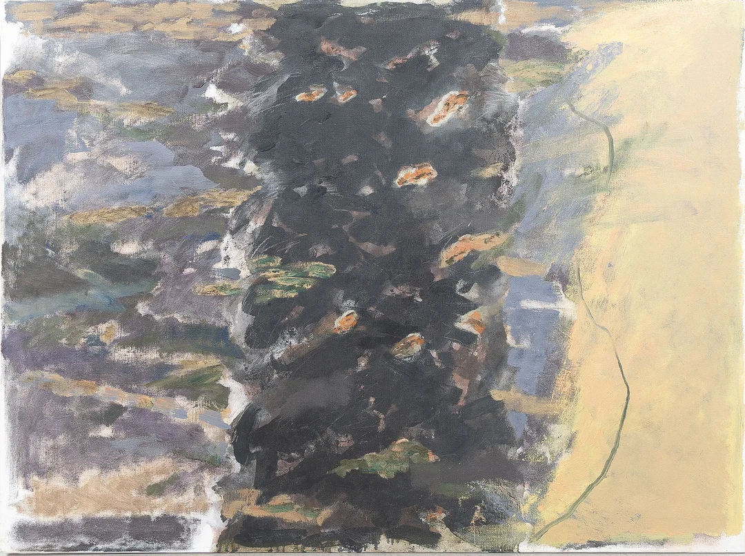 GERT ASPELIN (1944-2018). "Mörkt stråk", olja på duk. — Paintings — Stockholms Auktionsverk Helsingborg
