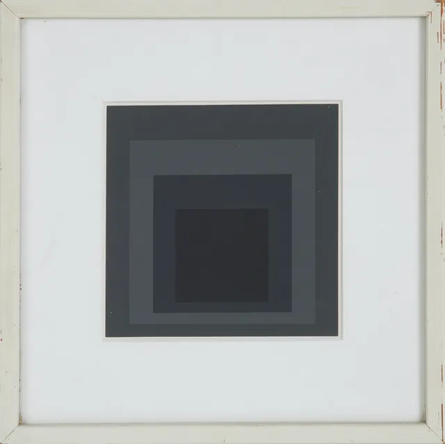 JOSEF ALBERS. EFTER. "Hommage to the square", serigrafi, osignerad samt onumrerad.