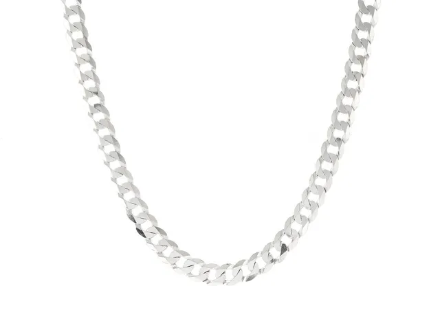 HALSKEDJA, pansarlänk, sterlingsilver, längd 50 cm, vikt 29,7 g.