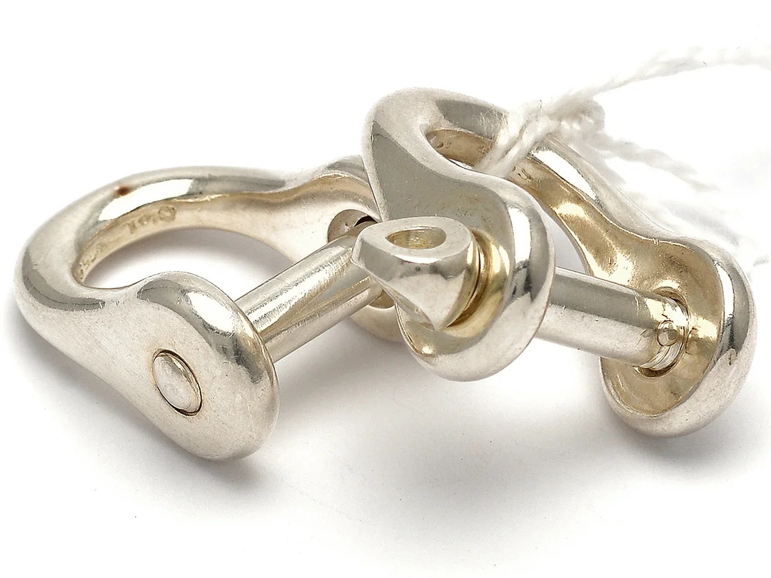 OLE LYNGGAARD, Manschettknappar, silver S925 22,2g, 2,3 x 2,3cm — Smycken/Manschettknappar — Kaplans