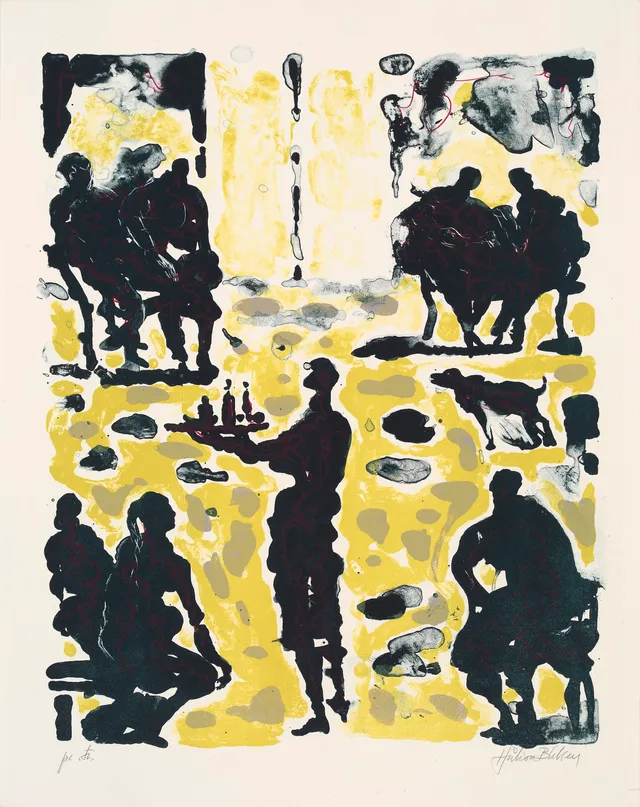 Bleken, Håkon — "Selskapsscene IV" 2004