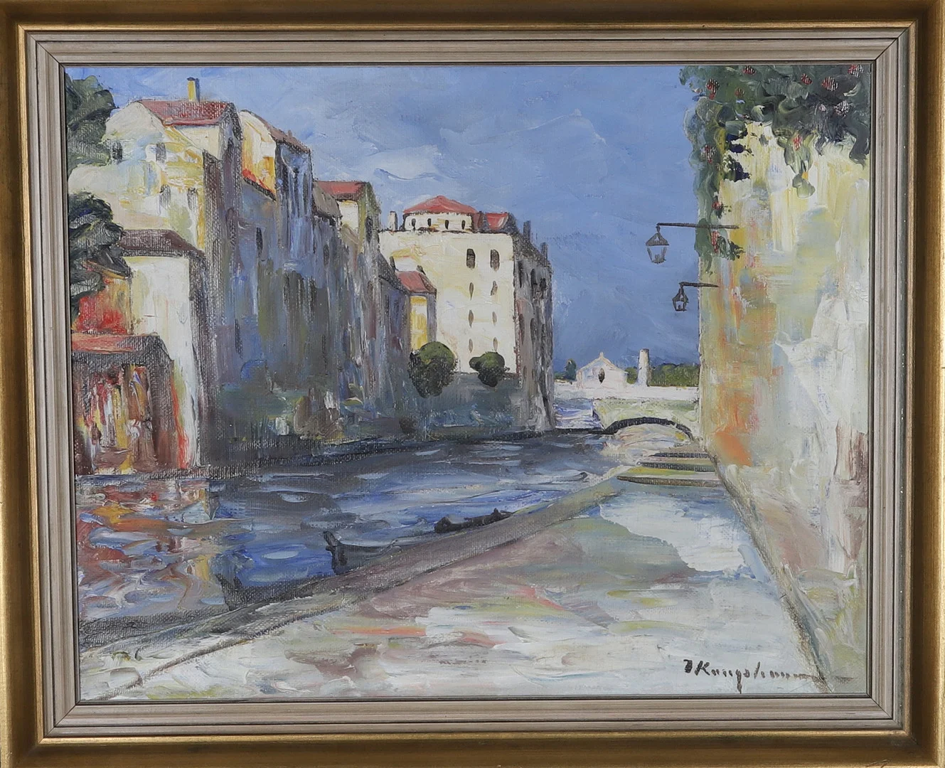 JENS KONGSHAMMER. (Danmark 1884-1954), olja på duk, signerad. — Paintings — Gomér & Andersson Norrköping