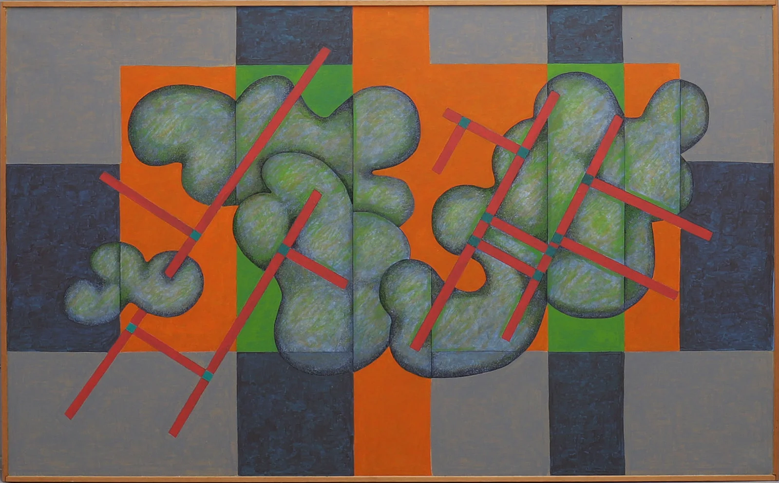 BENGT MALMQUIST. Abstrakt komposition. — Paintings — Crafoord Auktioner Lund