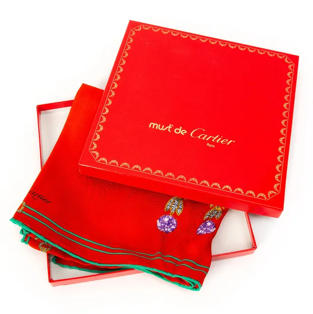 SCARF, siden, must de Cartier, Paris.