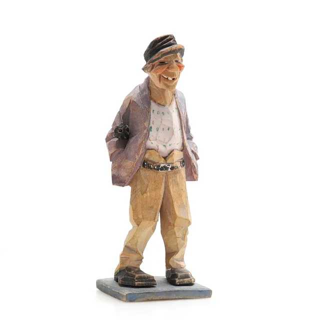 GUNNAR NILSSON. Skulptur, snidat trä, signerad och daterad 1949.