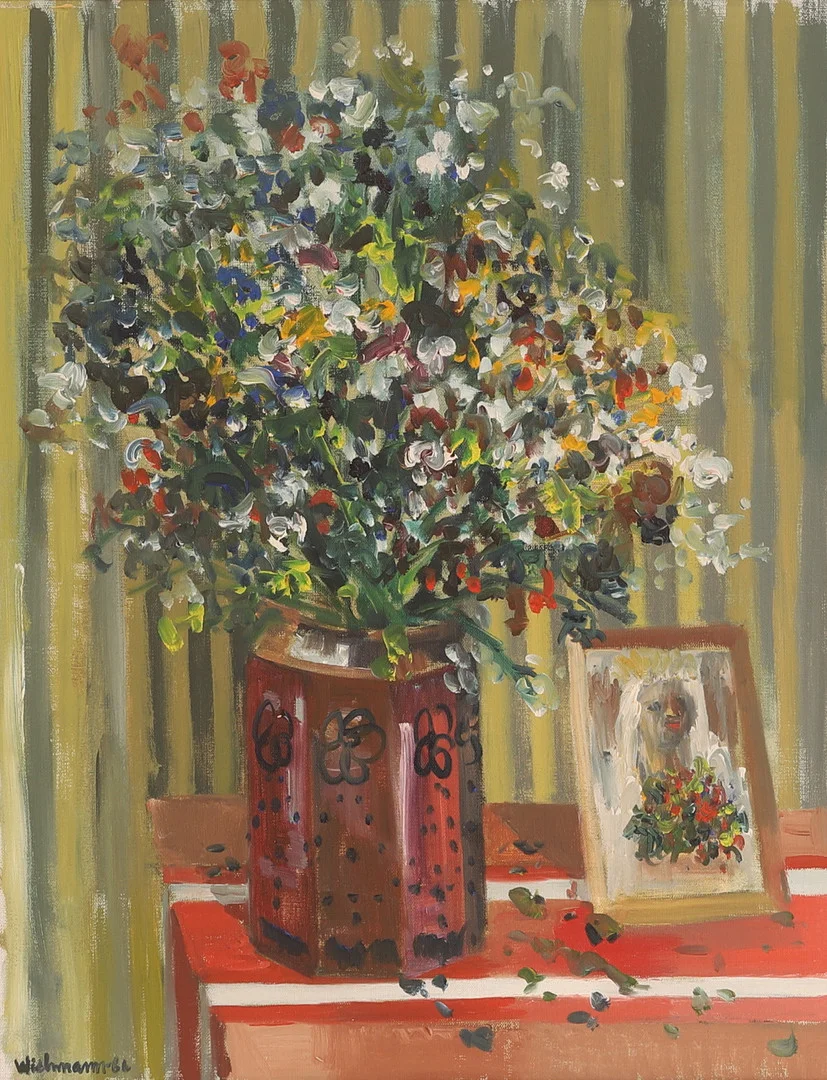 HARRY WICHMANN. Olja på duk, signerad och daterad -66. — Paintings — RA Auktionsverket Norrköping