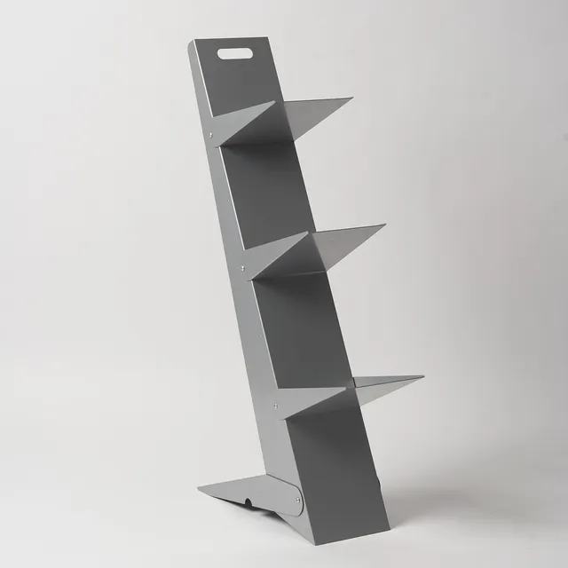 HARRI KOSKINEN. Källemo, Zeitungsständer, Modell 'PICKUP', Art. 850, Aluminium, 20. Jahrhundert, Schweden.