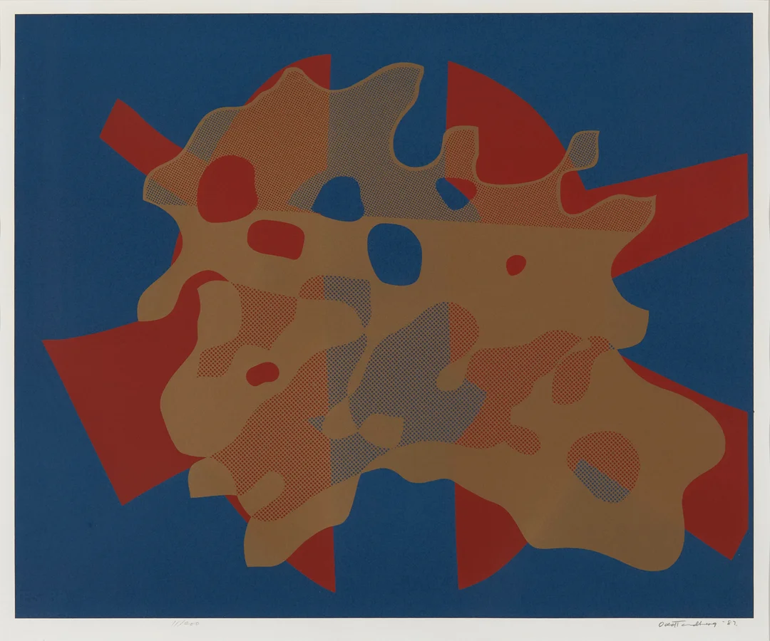 Tandberg, Odd — Komposisjon, 1989 — Kunst/Grafikk — Blomqvist