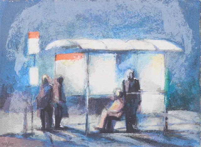 BERNDT WENNSTRÖM. Färglitografi, signerad 40/150.