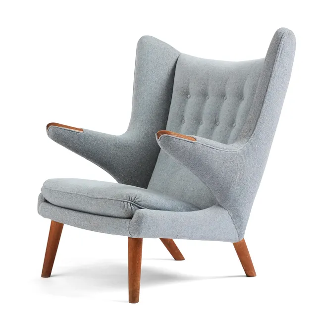 Hans J. Wegner, fåtölj, "Bamse", AP-stolen, Danmark 1950-60-tal.