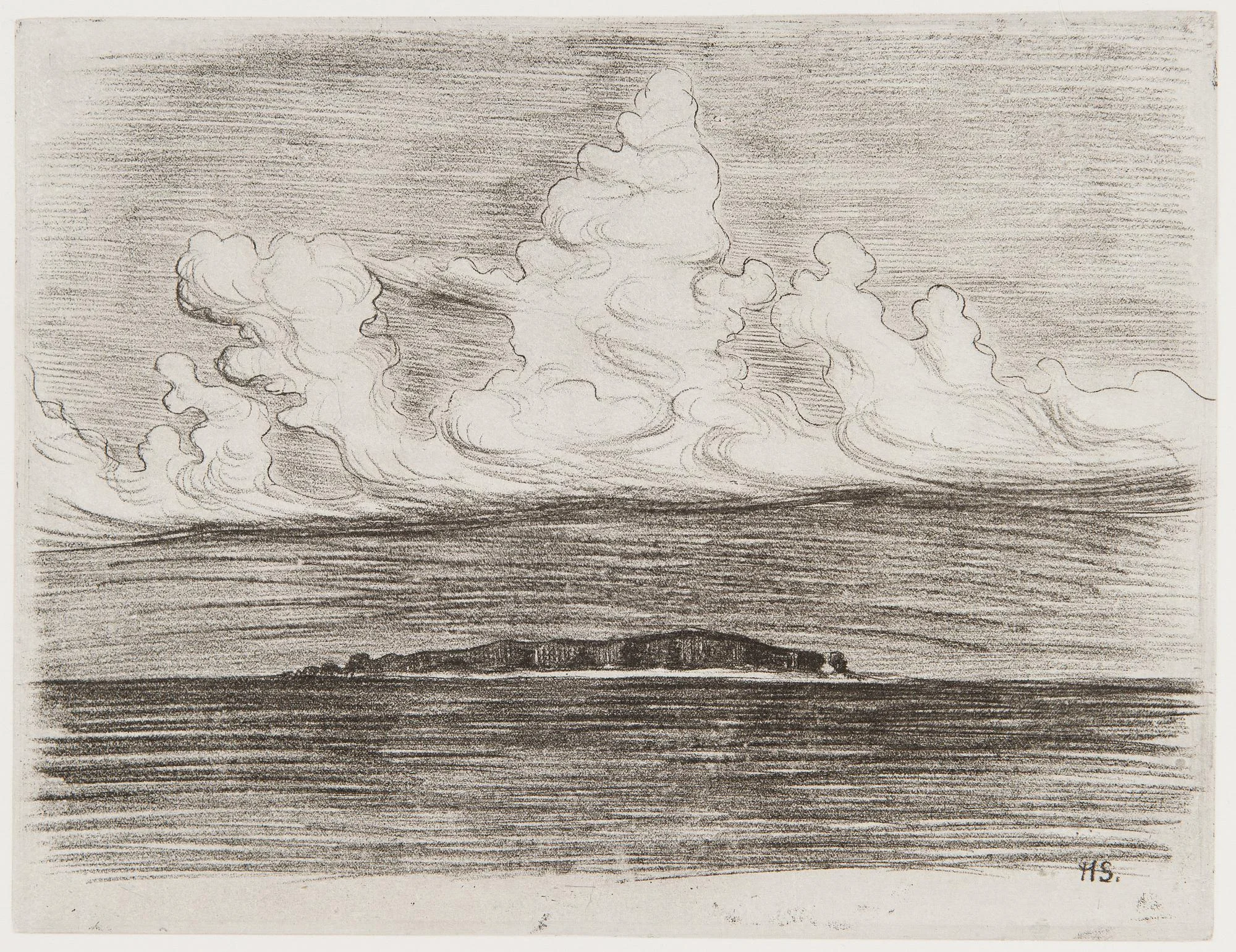 Hugo Simberg, "Moln över Mensi". — Konst/Grafik — Bukowskis