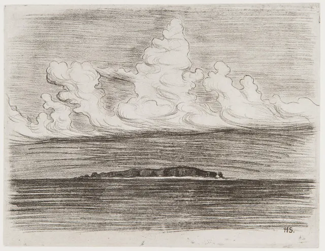 Hugo Simberg, "Moln över Mensi".