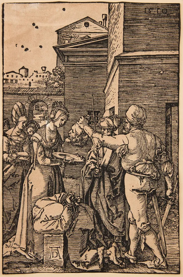 ALBRECHT DÜRER (GERMANY 1471-1528). "The Decapitation of St. John the Baptist".