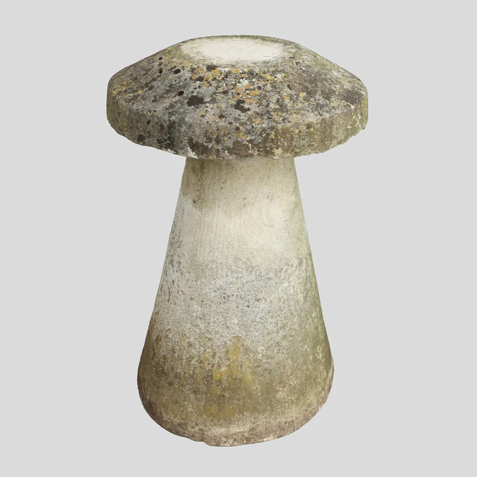 SUBSTANTIAL LIMESTONE STADDLE STONE. — Architectural details — Young's Auctions