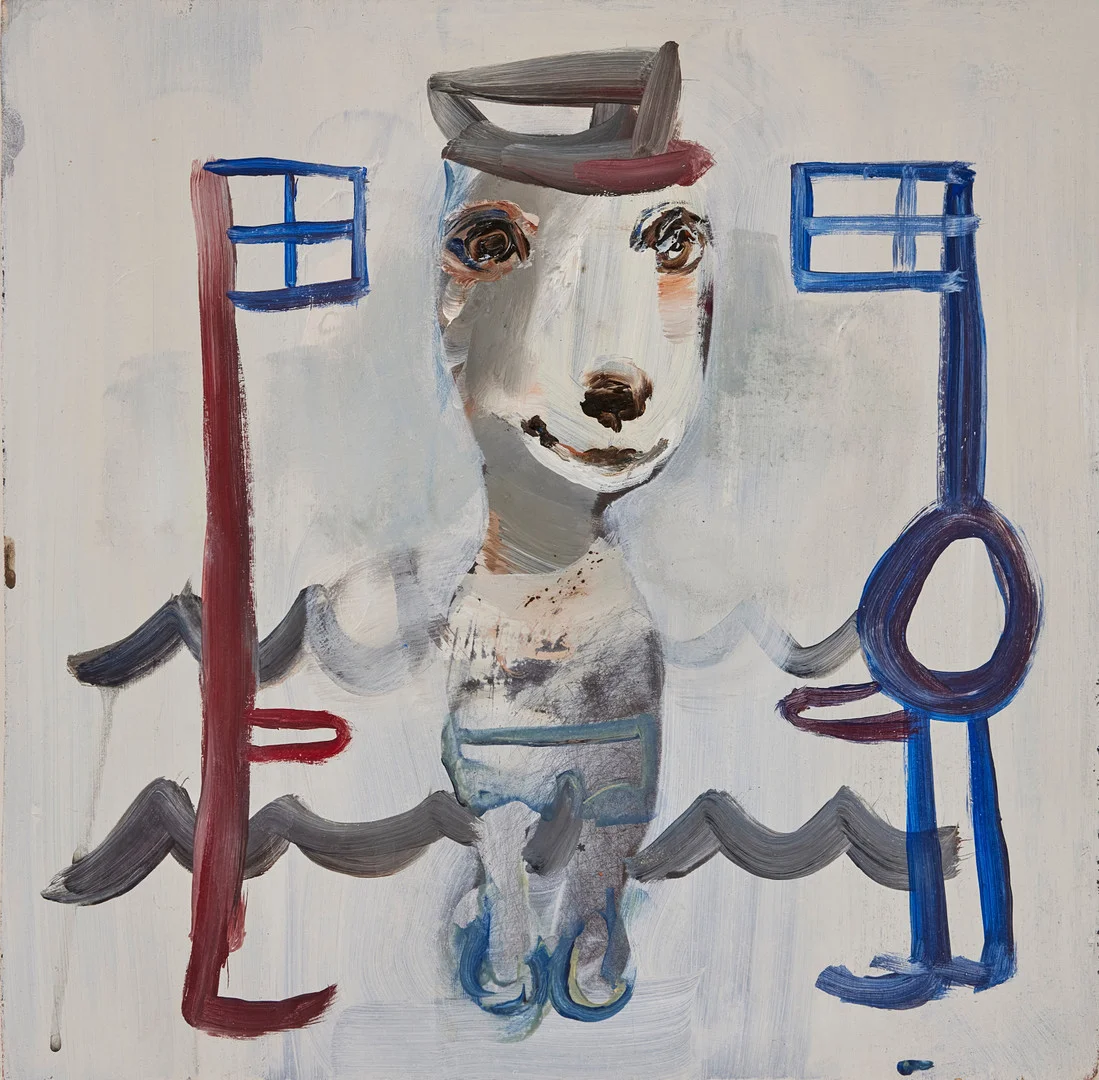 KARIN WIKSTRÖM 1959. Utan titel, olja på pannå, 30 x 31 cm. — Paintings — Stockholms Auktionsverk Fine Art