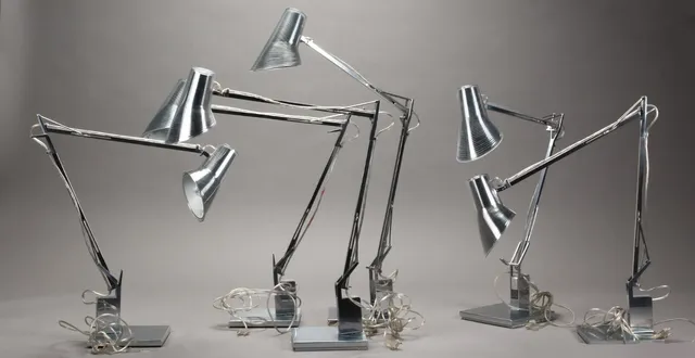 Antonio Citterio for Flos. Seks bordlamper, model Kelvin T (6)