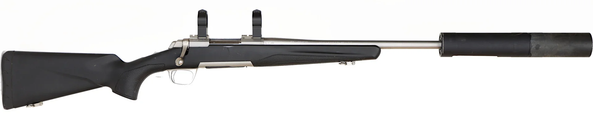 319. KULGEVÄR MED LJUDDÄMPARE, Repeter, fabrikat Browning, modell X-Bolt S.S., kaliber .308, tillv.nr 55728ZZ354, se-nr SE2312386. — Rifles — Walter Borg