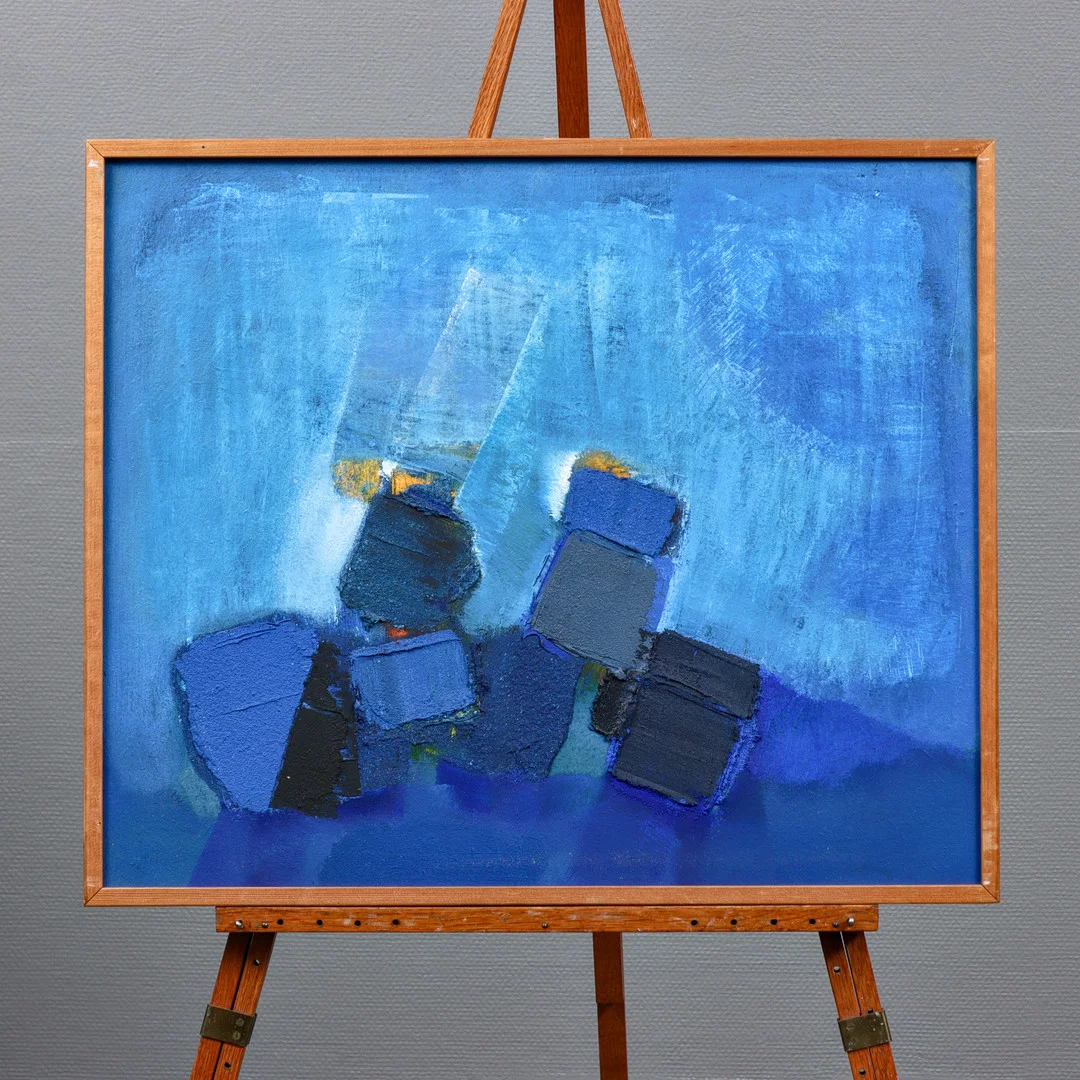 STURE WIKSTRÖM (1921-1993) OLJA PÅ PANNÅ, SIGNERAD. — Paintings — Auktionskammaren Sydost Kalmar