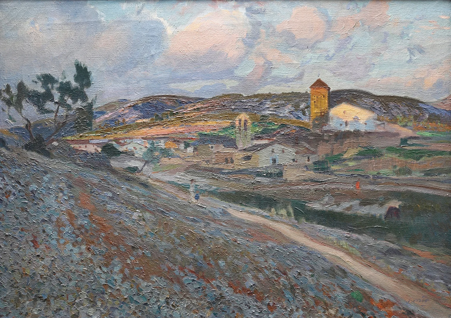 JOAQUIM MIR. "Paisatge d'Olesa de Bonesvalls". — Paintings — Balclis