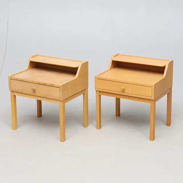 SÄNGBORD, ett par, 1960-tal.