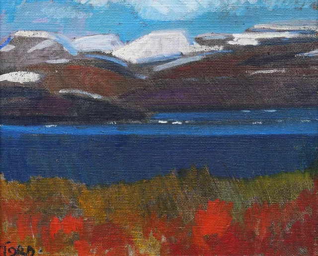 TORD LEANDER-ENGSTRÖM. Olja på duk, signerad.