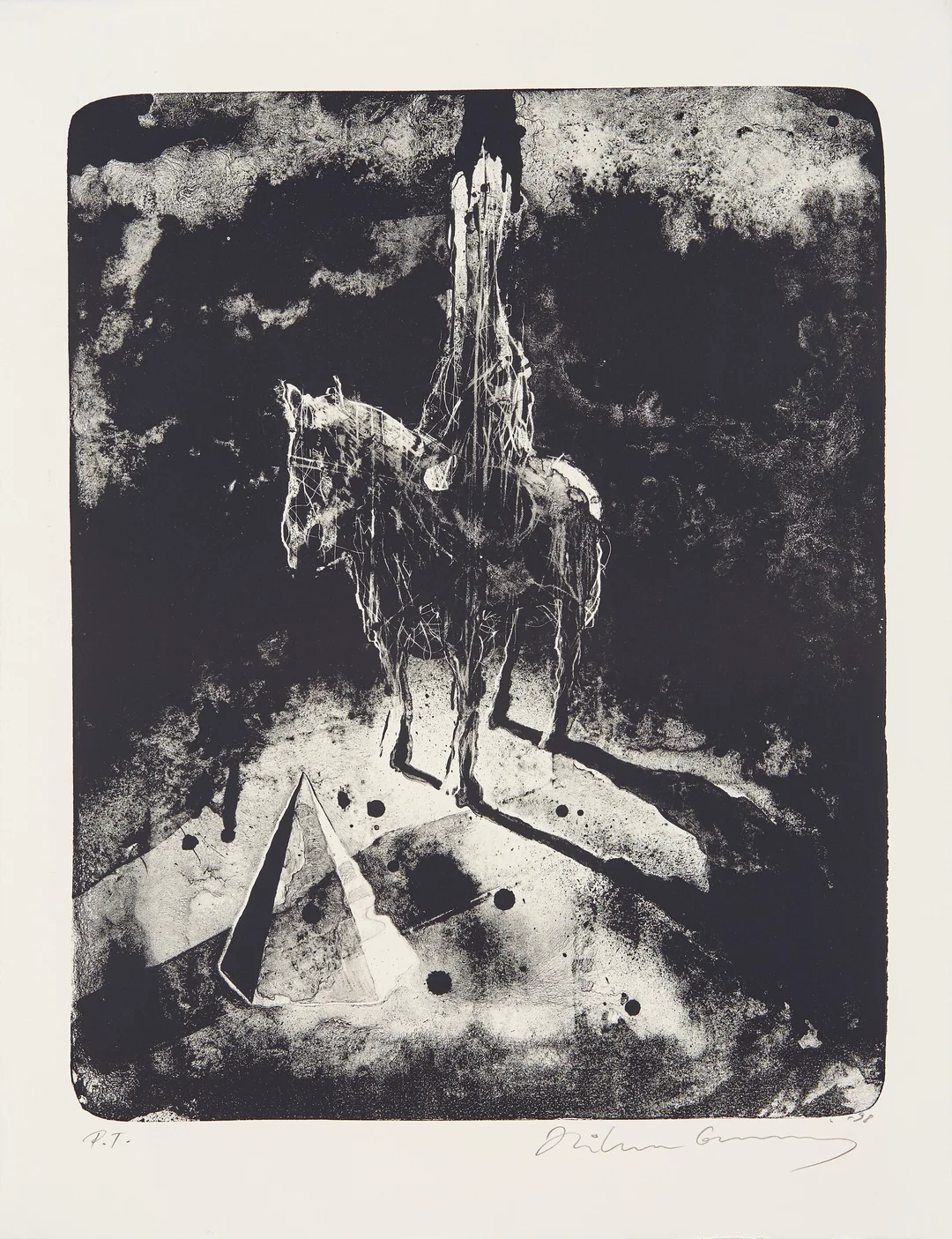 Gullvåg, Håkon — Rytter, 1998 — Kunst/Grafikk — Blomqvist