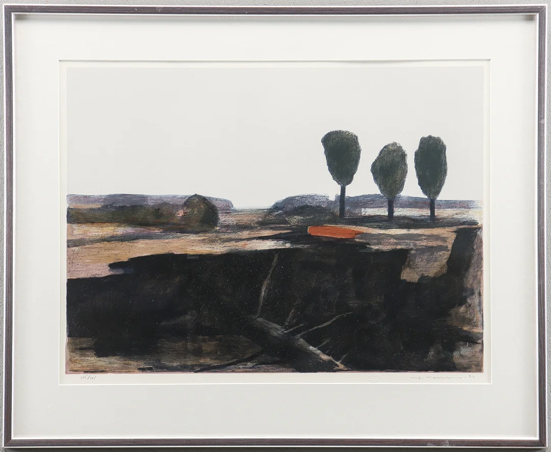 ULF WAHLBERG. Landskap. — Engravings & Prints — Karlstad Hammarö Auktionsverk