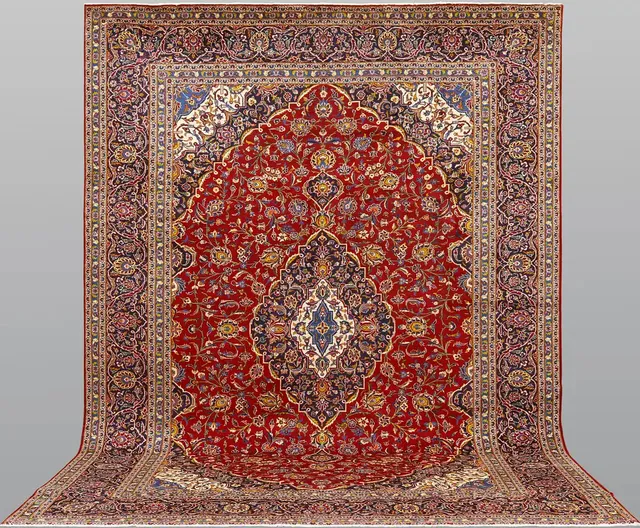 ORIENTMATTA. Keshan, 415 x 301 cm.
