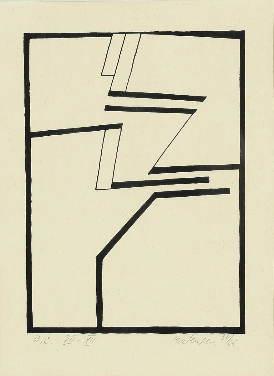 Two compositions. Both signed and numbered. Lithograph. Visible size 35×26 cm. (2) — Modern Prints/Modern art — Bruun Rasmussen
