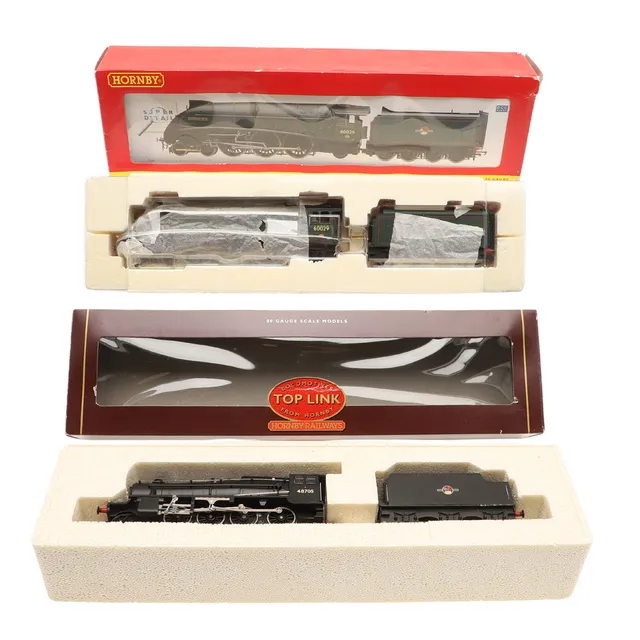 HORNBY BOXED LOCOMOTIVES.