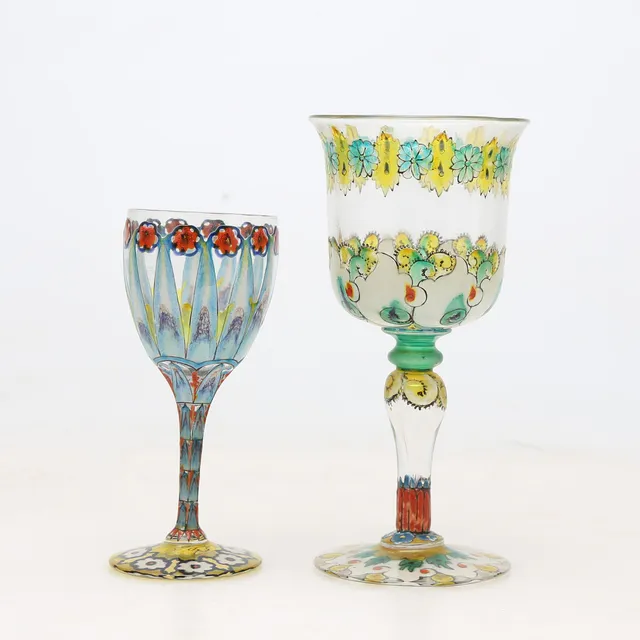JOSEP MARIA GOL. Two glasses.
