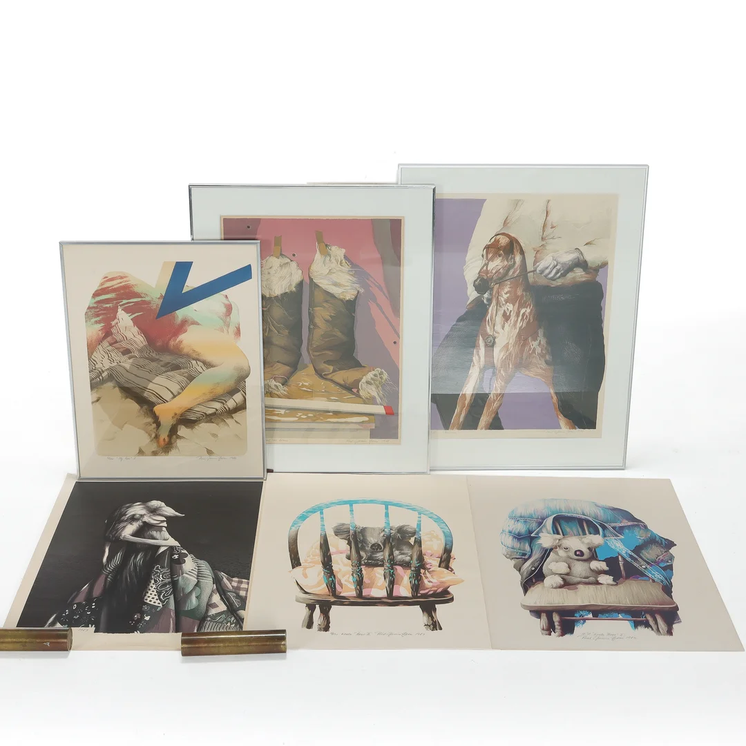 Poul Janus Ipsen. Six lithographs (cd) — Paintings and sculptures/Prints and photography — Lauritz